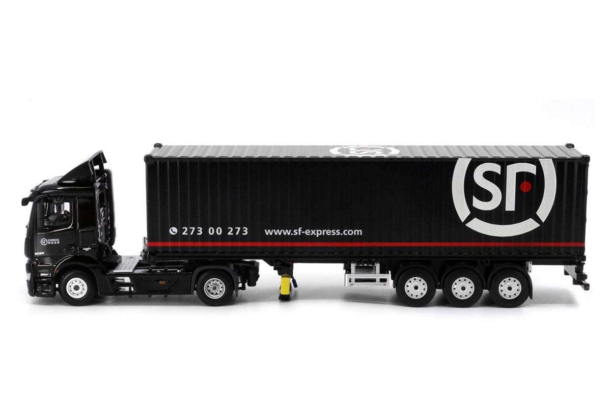 Tiny City 1:64 Scale Diecast Model Car - MERCEDES-BENZ Antos Container Lorry SF Express Cargo Truck