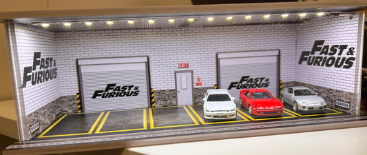 G Fans 1:64 Scale Fast and Furious Display Box (Cars Not Included)