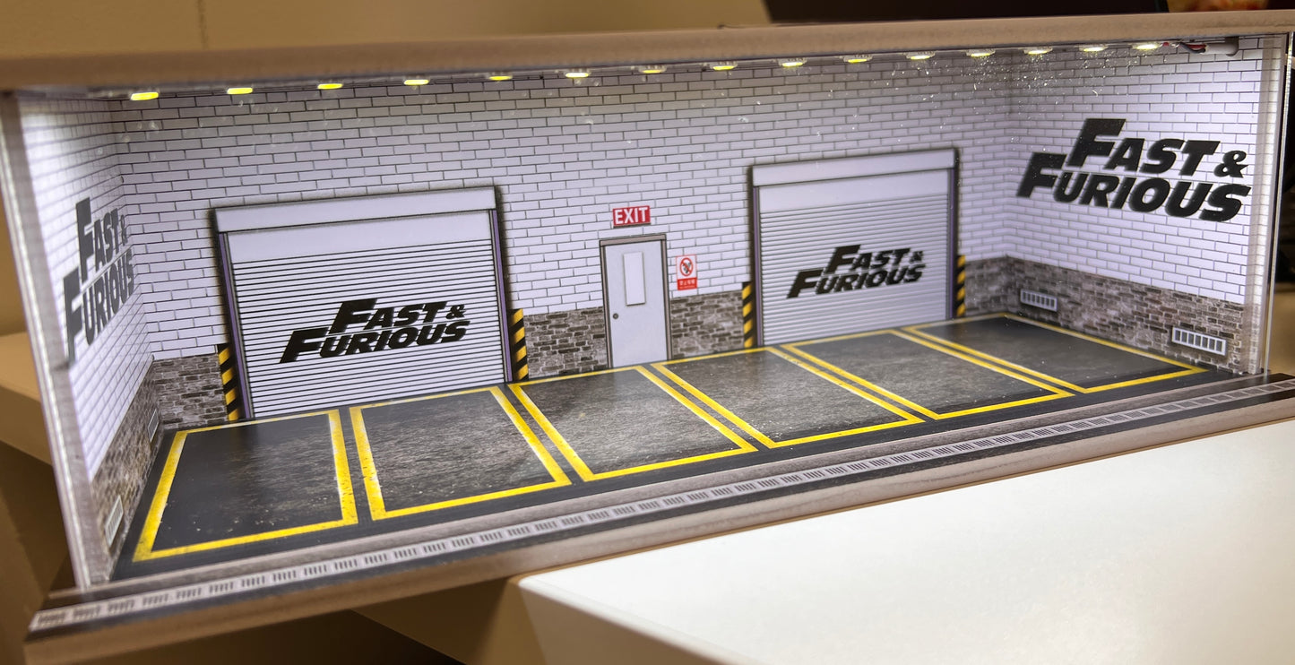 G Fans 1:64 Scale Fast and Furious Display Box (Cars Not Included)