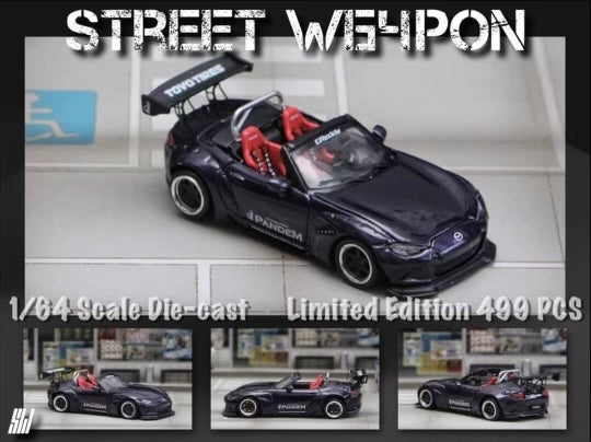 Brand New 1:64 Street Weapon Mazda MX5 Limited Edition