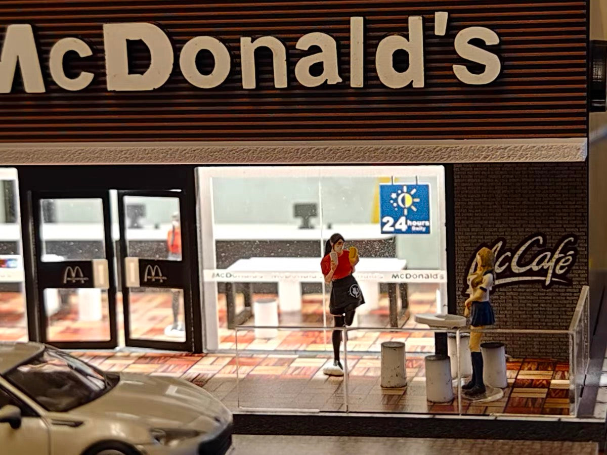 New G-Fans 1:64 Scale McDonald Diorama Ver.2 2023
