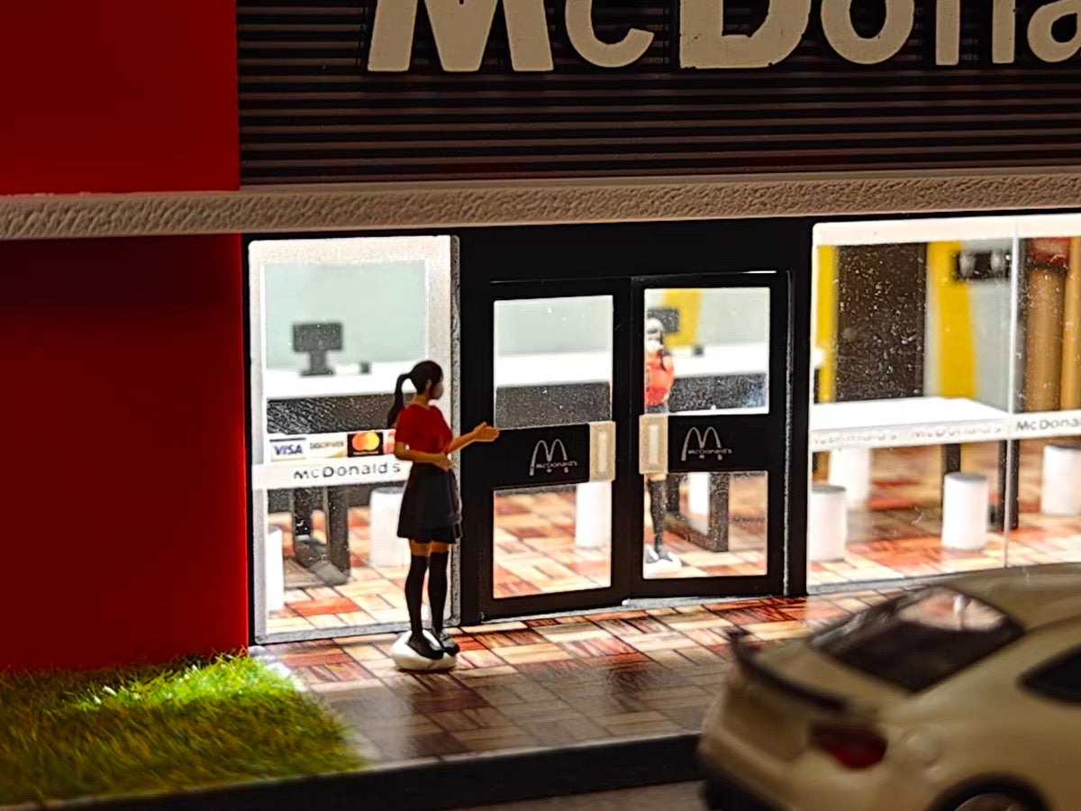 New G-Fans 1:64 Scale McDonald Diorama Ver.2 2023