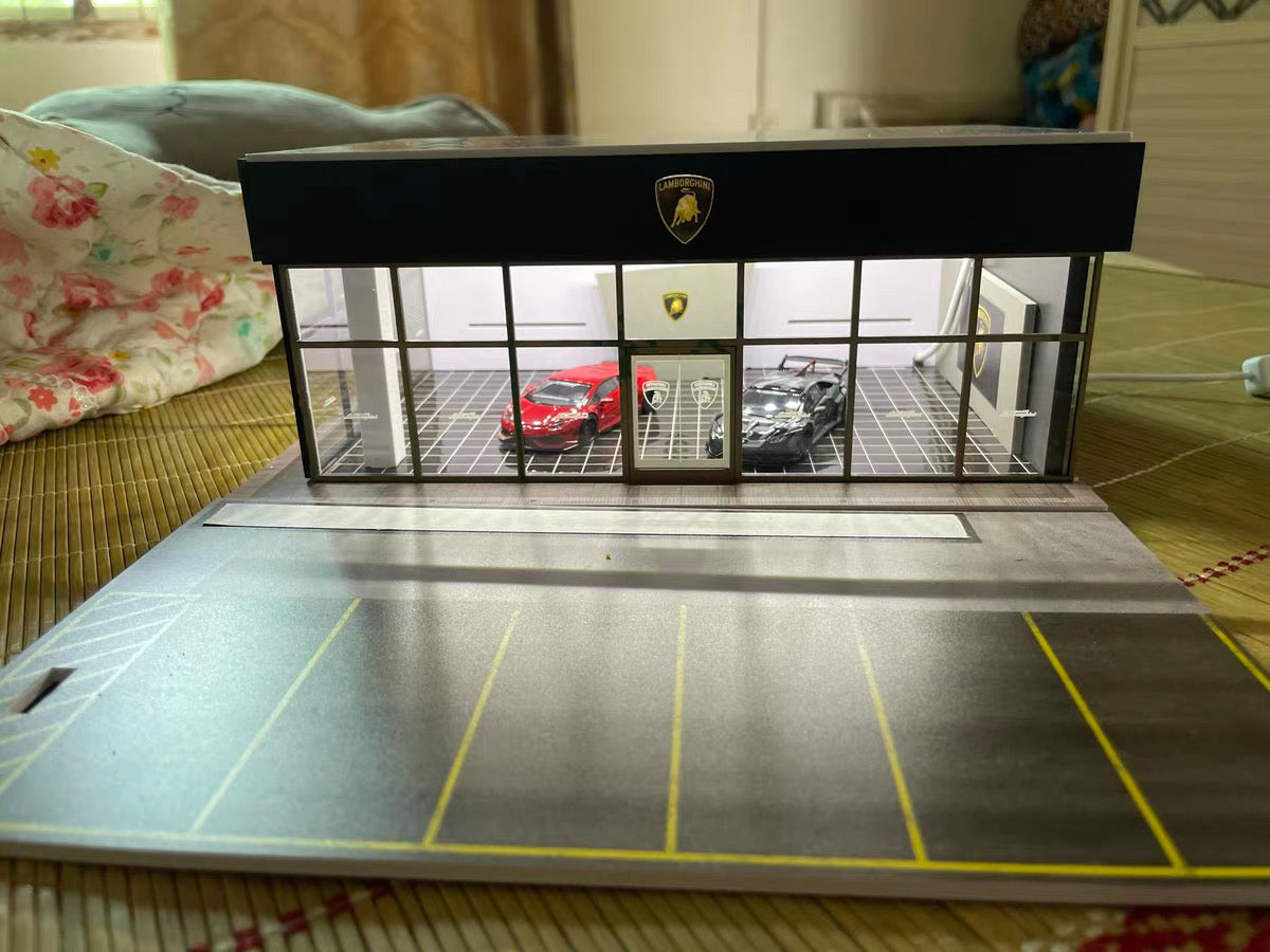 New G-Fans 1:64 Scale Lamborghini Car Centre Diorama 2023