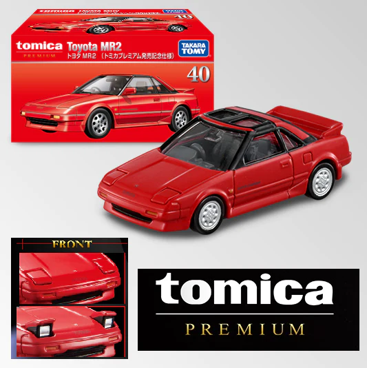 TOMICA Premium 1:60 Scale No.40 Toyota MR2 (Red)