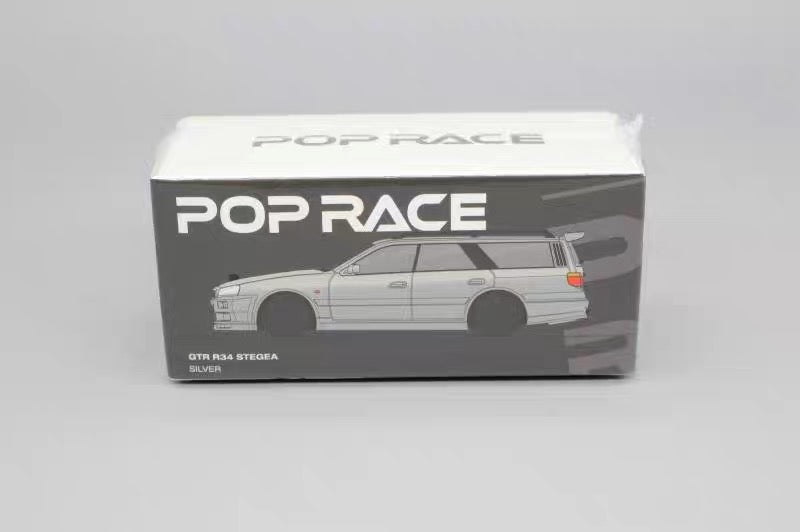PopRace 1:64 Scale Stagea Nissan R34 Wagon 260RS