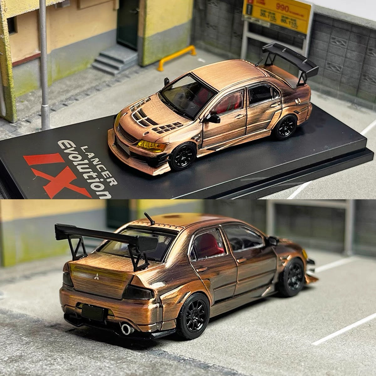 CM Model 1:64 Mitsubishi Lancer EVO9 Bronze Anniversary Version