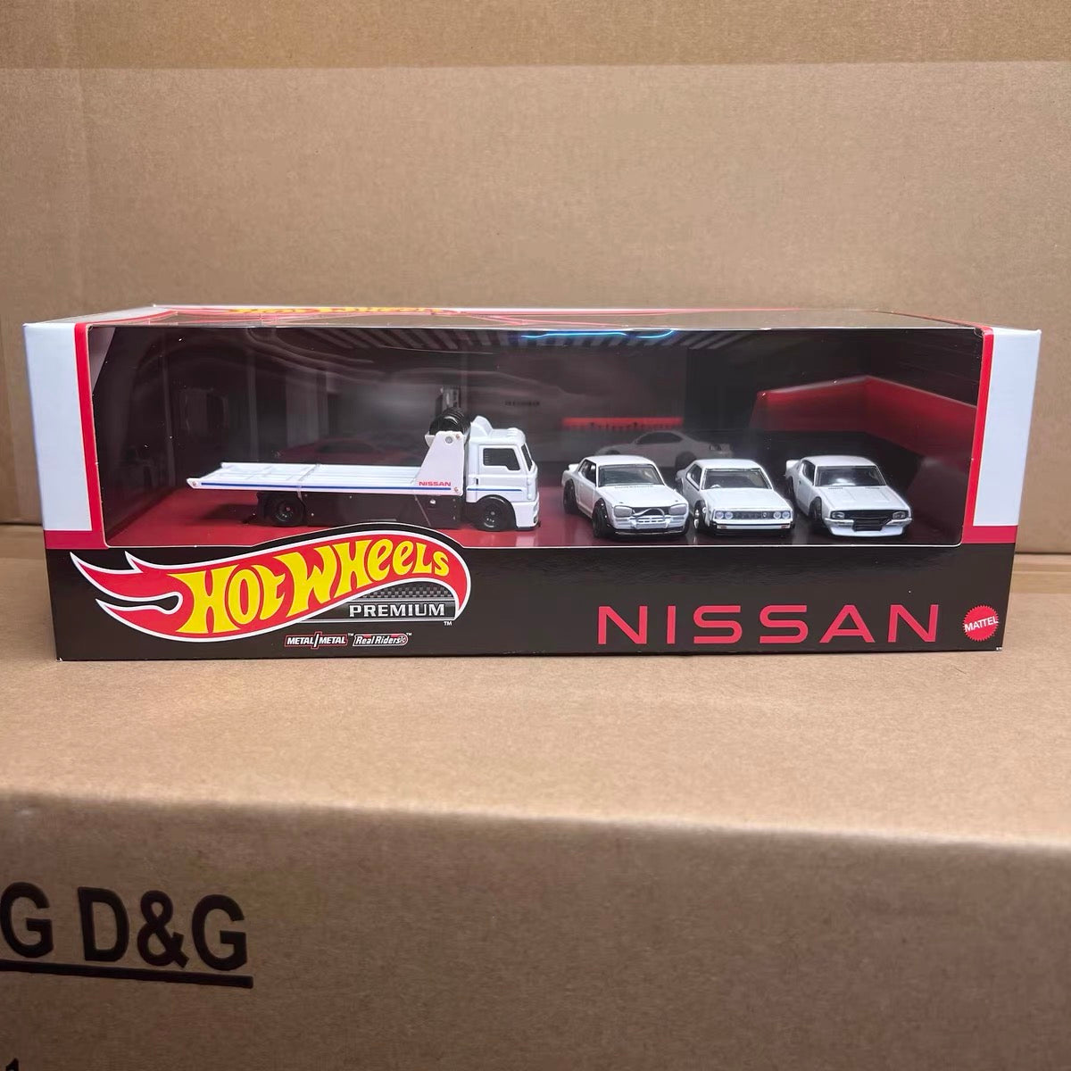 Hotwheels Premium 1:64 Scale Nissan Truck Set Diecast