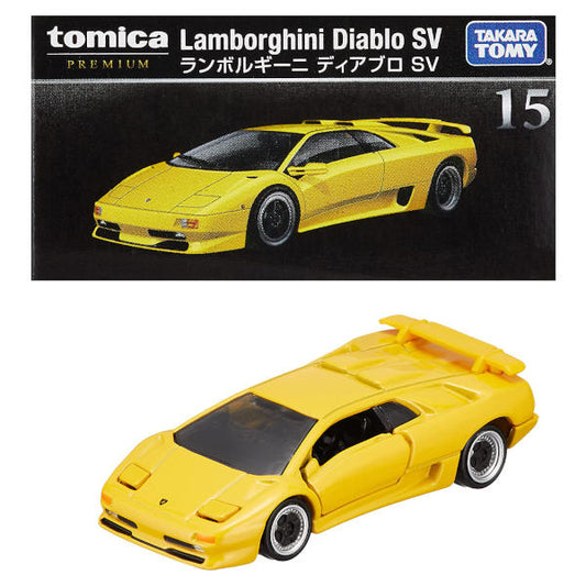 Tomica Premium 1:62 No.15 Lamborghini Diablo VS Yellow
