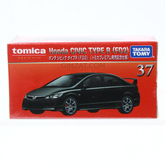 TOMICA Premium 1:64 Scale No.37 Honda Civic Type R (FD2) Black First Edition