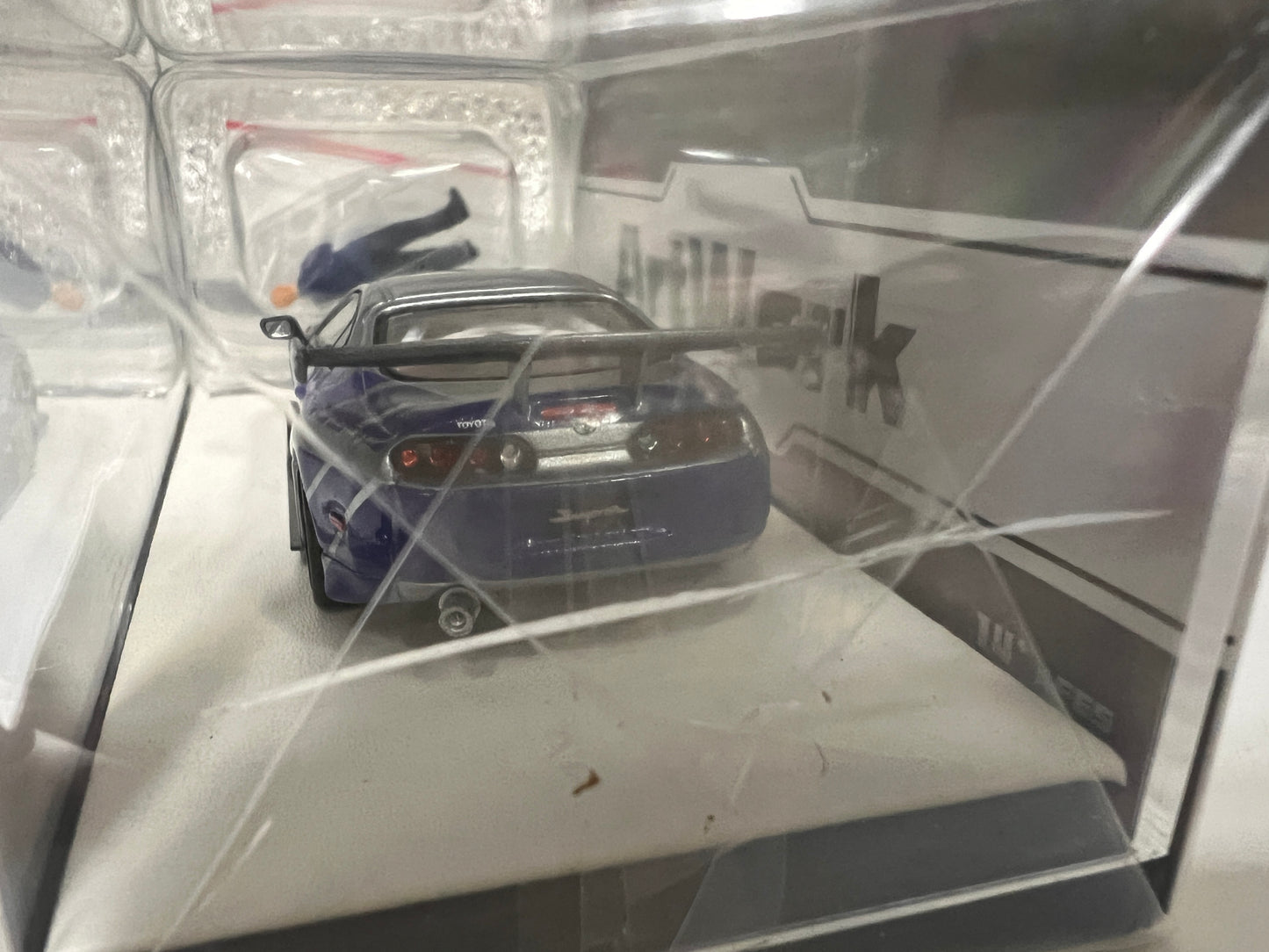 ArtWork 1:64 Scale Toyota Supra A80Z Silver Fast & Furious with Minifigure Limited Edition 499 Pieces