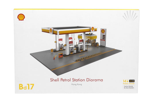 Tiny City 1:64 Scale Bd17 Shell Hong Kong Petrol Station Diorama