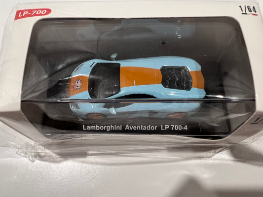 1:64 Scale Lamborghini Aventador Gulf Oil