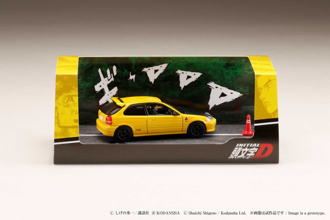 Hobby Japan 1:64 Scale HONDA CIVIC (EK9) -- INITIAL D - TOMOYUKI TACHI