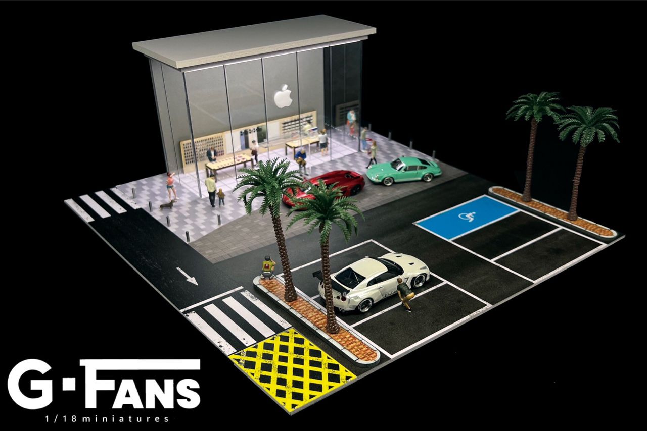 G-Fans 1:64 Scale Apple Store Building