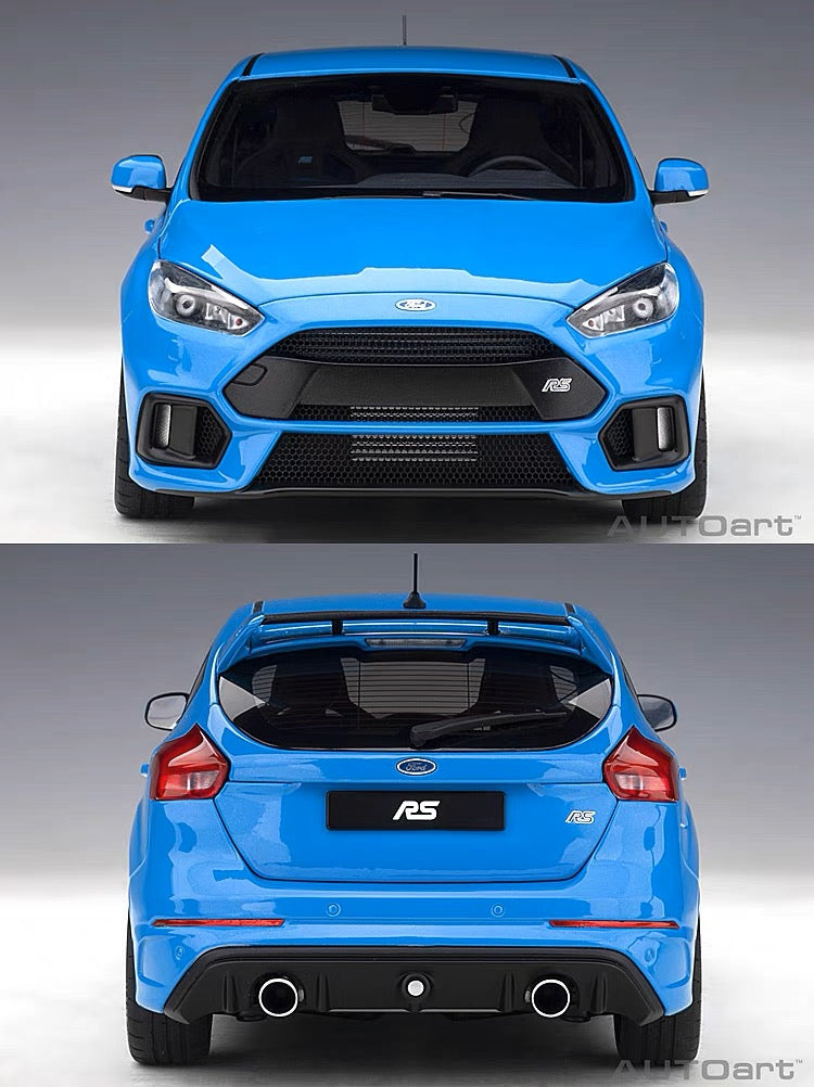 1:18 AutoArt 2016 Ford Focus RS (ABS) Blue