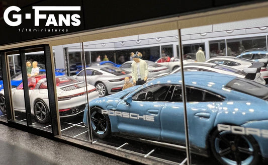 G-Fans 1:64 Scale Porsche Showroom Buildingde