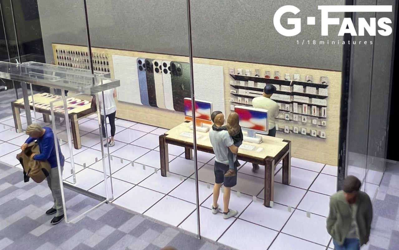 G-Fans 1:64 Scale Apple Store Building