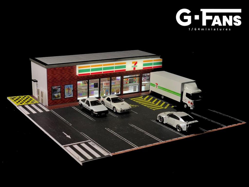 G-Fans 1:64 Scale 7-11 Seven Eleven Diorama (Japanese)