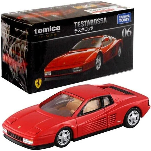 TOMICA Premium 1:64 Scale No.06 Ferrari Testarossa (Red)