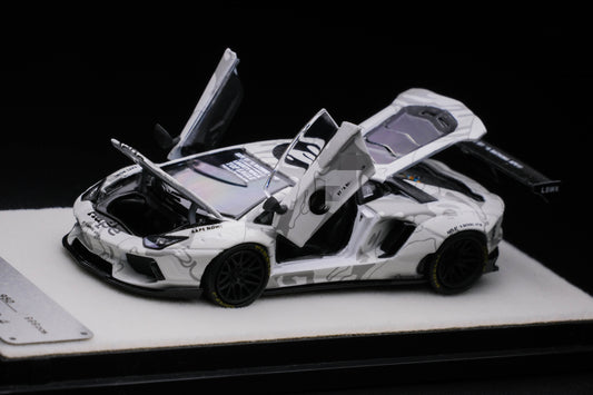 PGM 1:64 Scale Diecast Ape Lamborghini Grey (Luxury Edition)