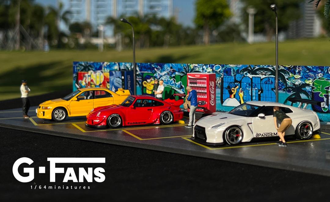 New Arrivals 1:64 G-Fans Street Parking Diorama Ver. 1