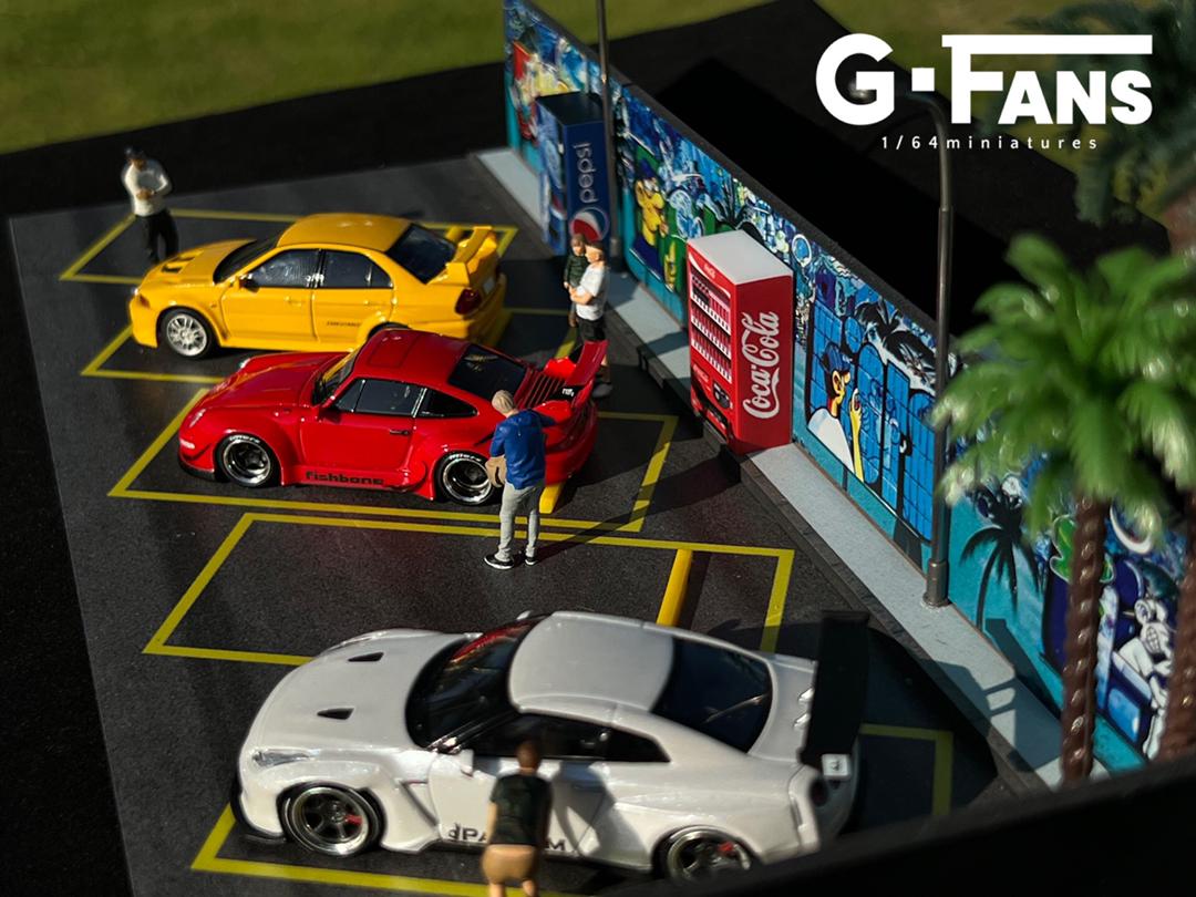 New Arrivals 1:64 G-Fans Street Parking Diorama Ver. 1