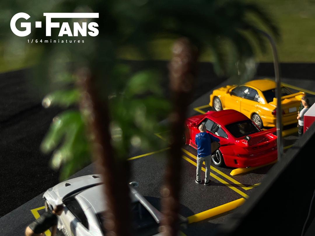 New Arrivals 1:64 G-Fans Street Parking Diorama Ver. 1