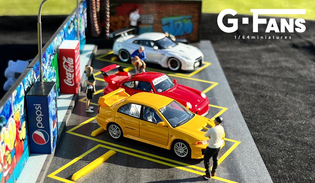 New Arrivals 1:64 G-Fans Street Parking Diorama Ver. 1