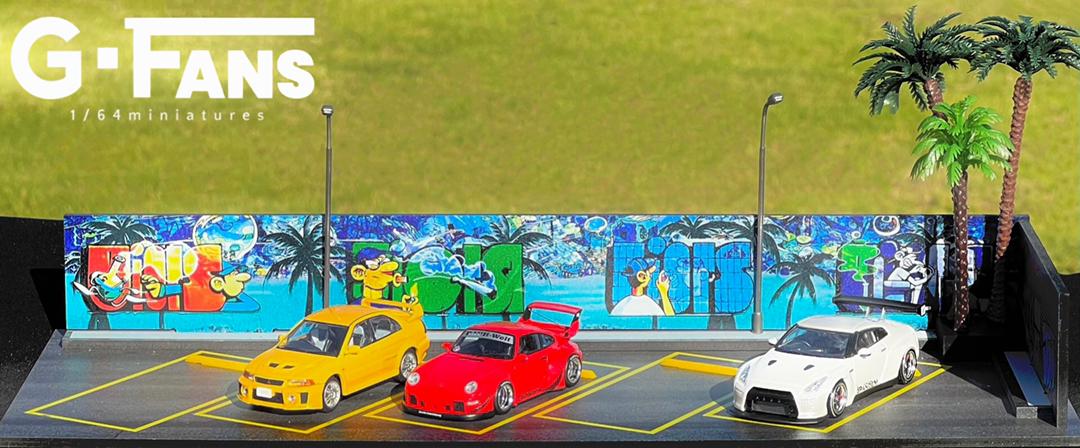 New Arrivals 1:64 G-Fans Street Parking Diorama Ver. 1