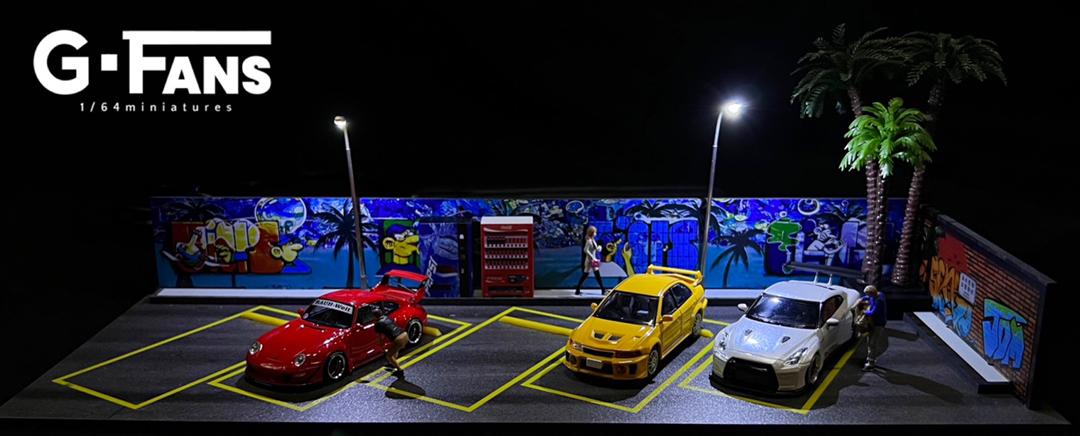 New Arrivals 1:64 G-Fans Street Parking Diorama Ver. 1