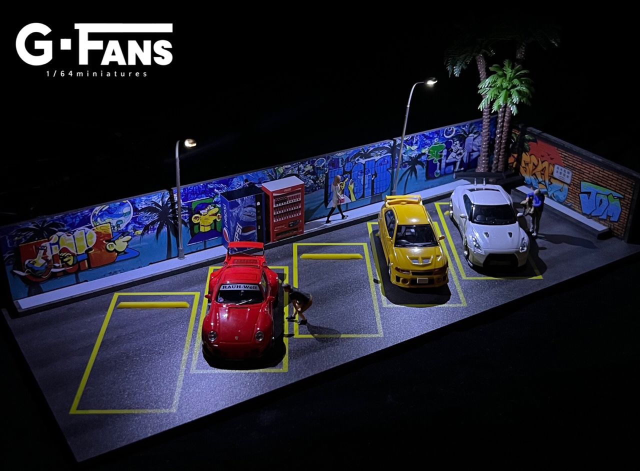 New Arrivals 1:64 G-Fans Street Parking Diorama Ver. 1