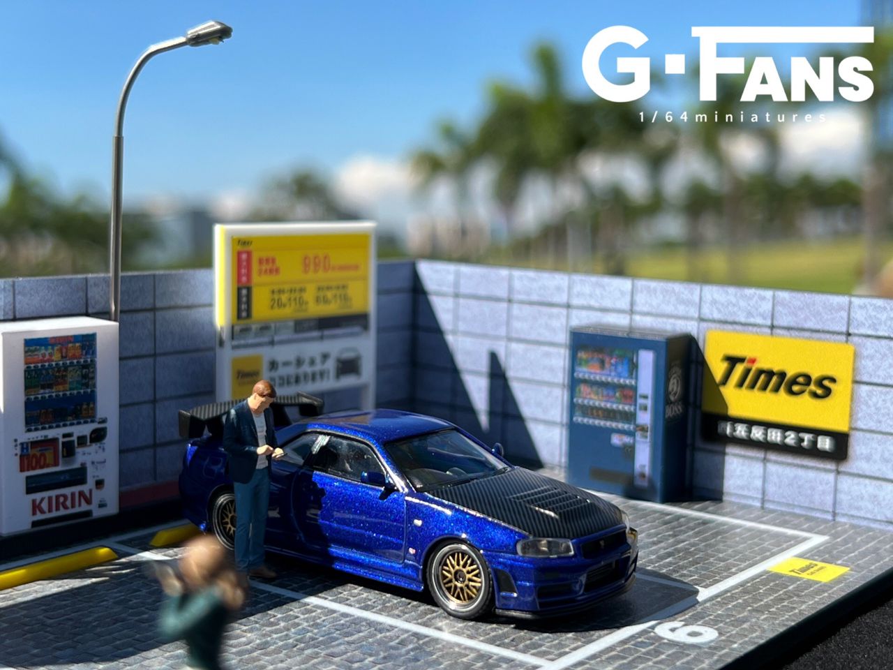 New Arrival 1:64 G-Fans Street Parking Diorama Ver. 2