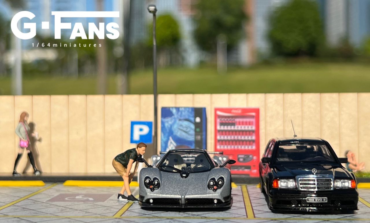New Arrival 1:64 G-Fans Street Parking Diorama Ver. 3
