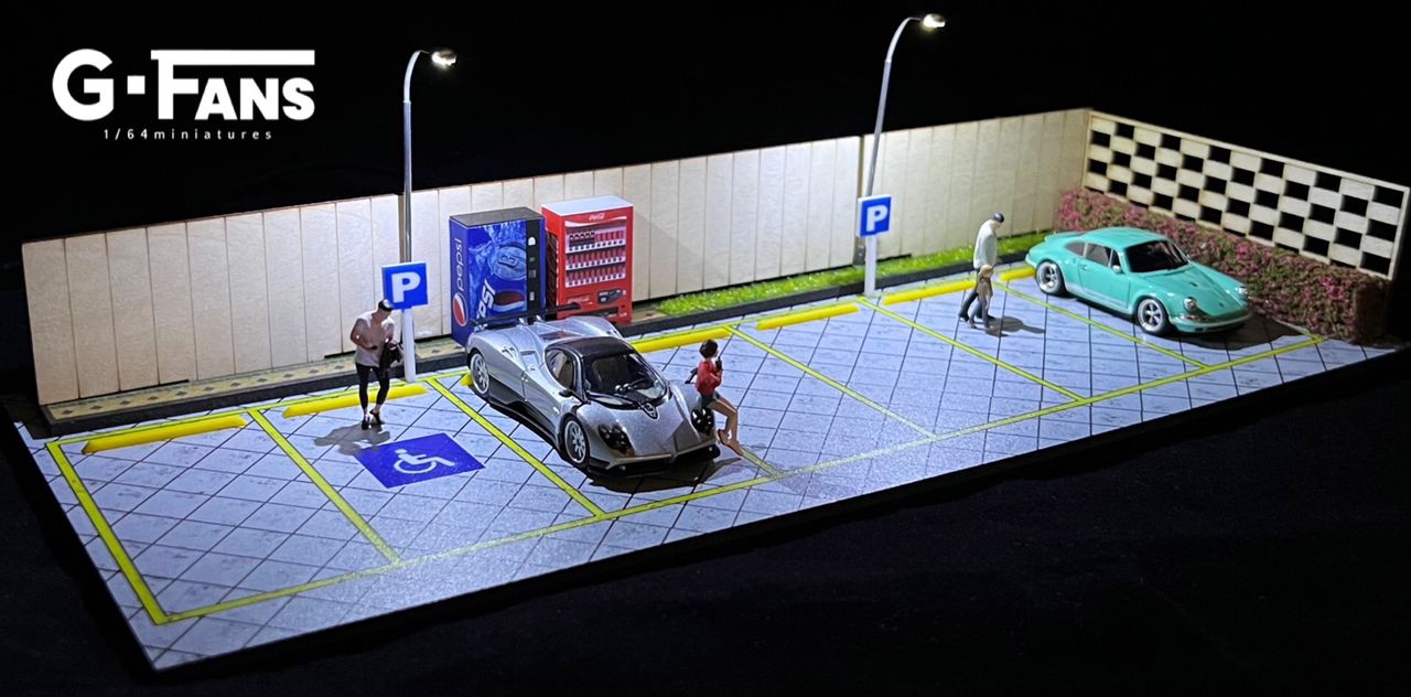 New Arrival 1:64 G-Fans Street Parking Diorama Ver. 3