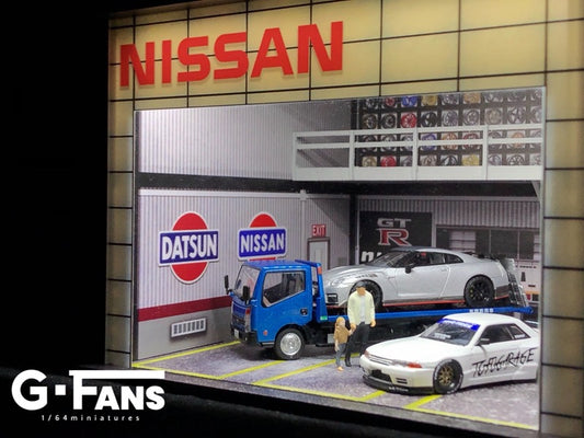 G-Fans 1:64 Scale Nissan Double Deck Garage