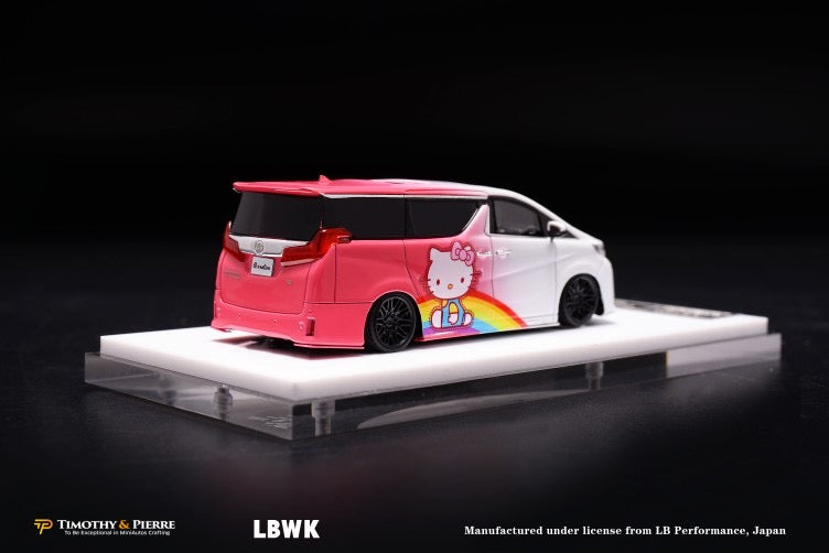 TP 1:64 Scale LB Toyota Alphard Hello Kitty Pink
