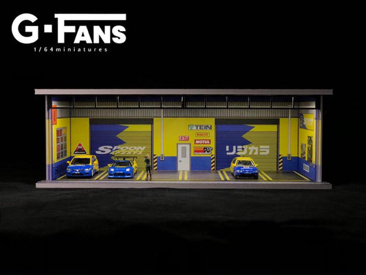 G-Fans 1:64 Scale Honda Japan Spoon Display Box With USB Led Lights