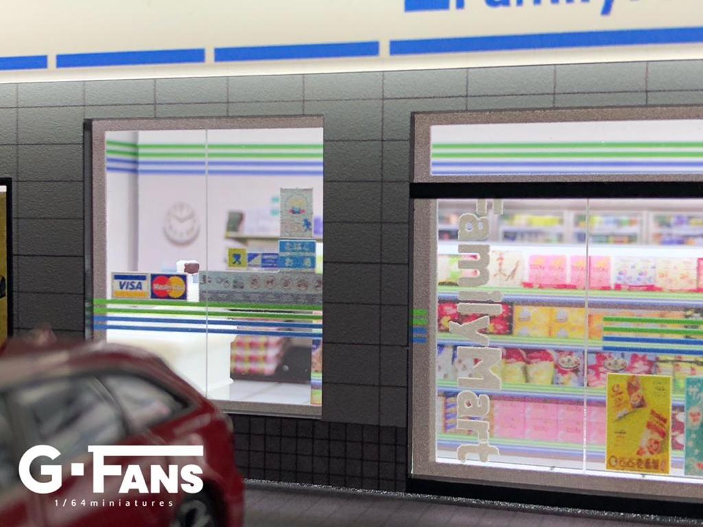 G-Fans 1:64 Scale Family Mart Diorama (Japanese)