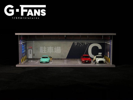 New 1:64 Japan Car Park Diorama With USB Lights