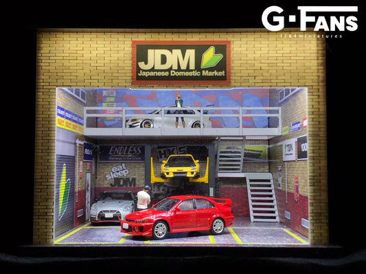 G-Fans 1:64 Japanese JDM Double Deck Garagek