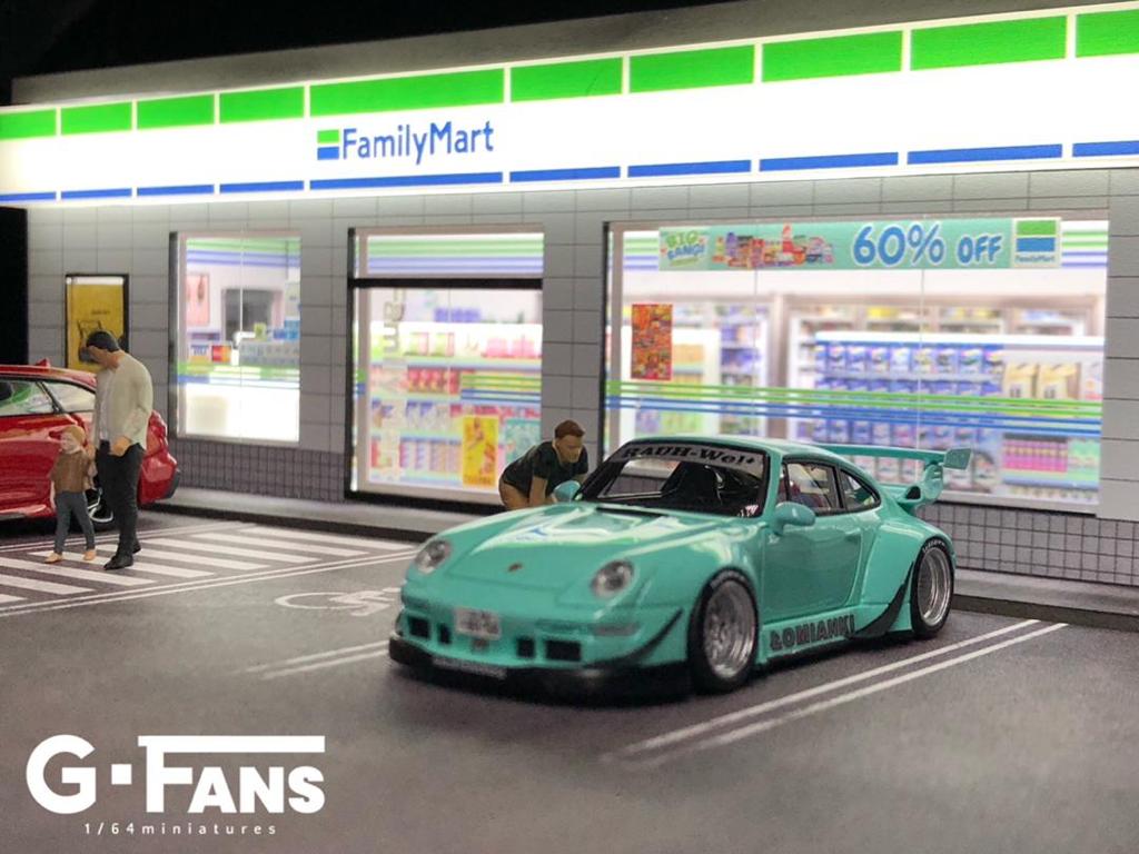 G-Fans 1:64 Scale Family Mart Diorama (Japanese)