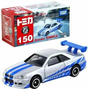 Dream TOMICA 1:64 Scale No.150 Fast & Furious BNR34 Nissan Skyline GTR