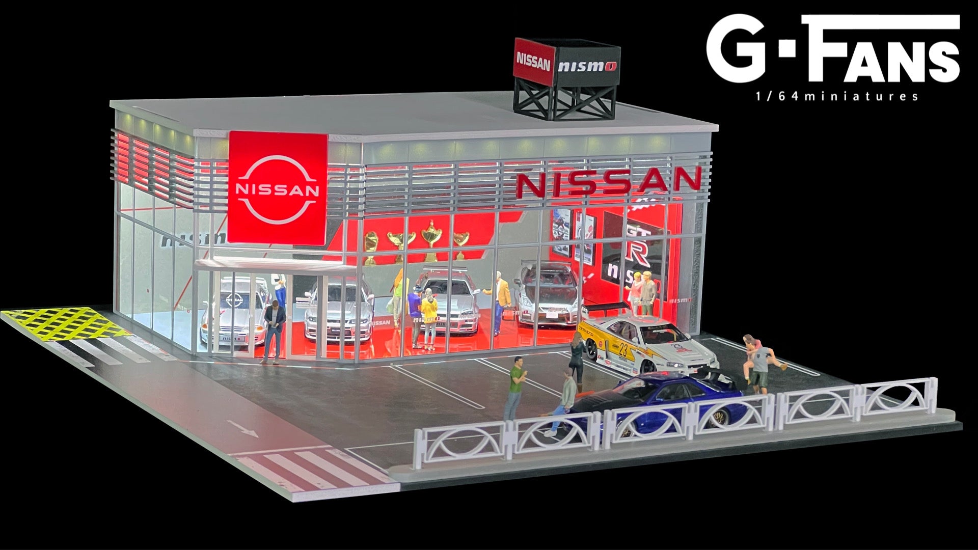 [Upcoming] 1:64 G-Fans Diorama Nissan Dealership – Hobby Garage