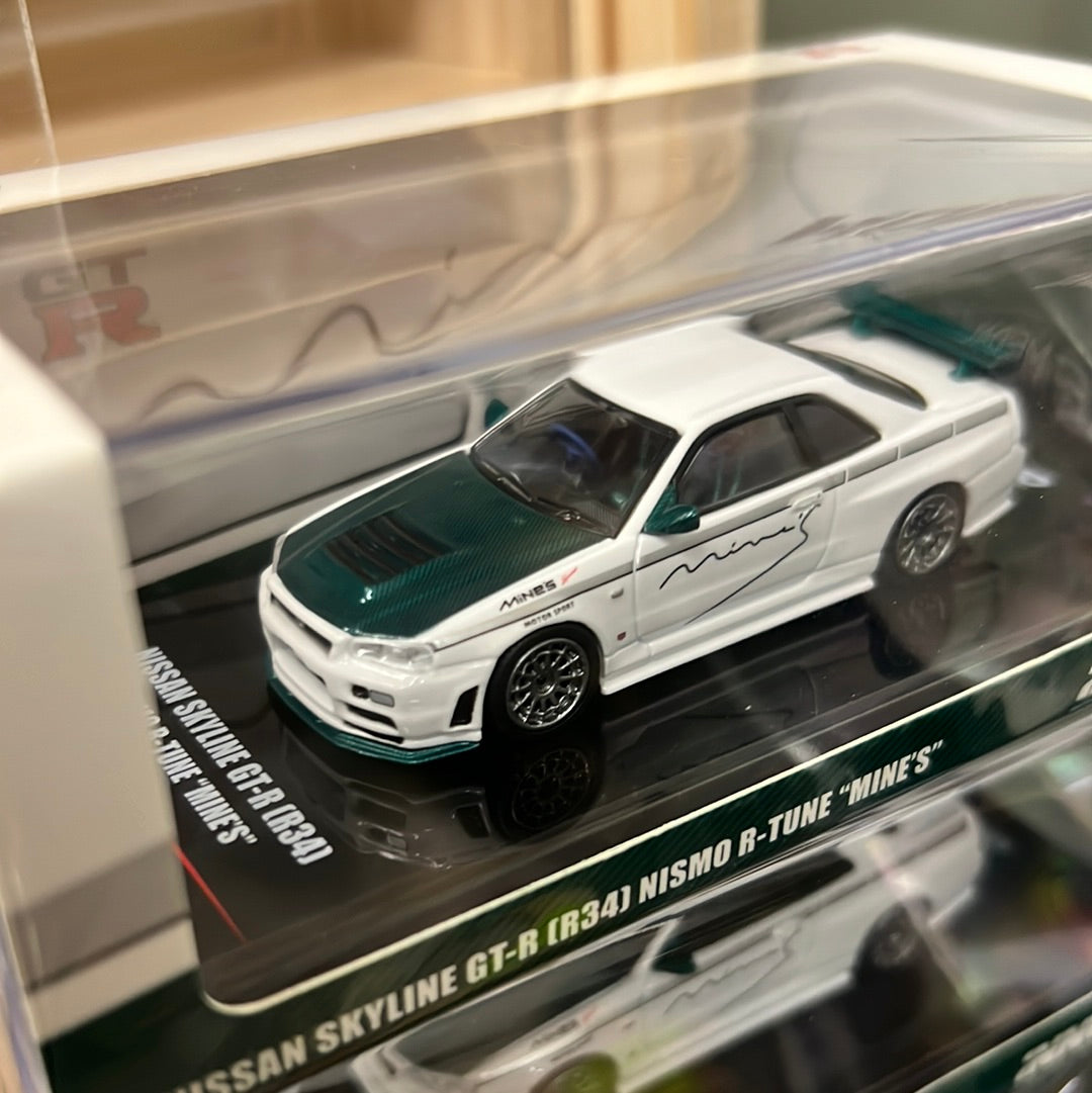 Inno64 1:64 Scale Nissan Skyline GT-R (R34) Nismo R-Tune “Mine’s”