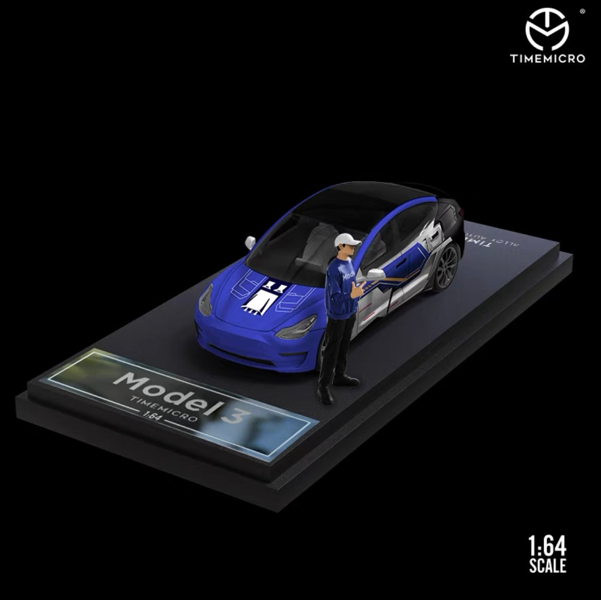 TimeMicro 1:64 Tesla with Mini Figures