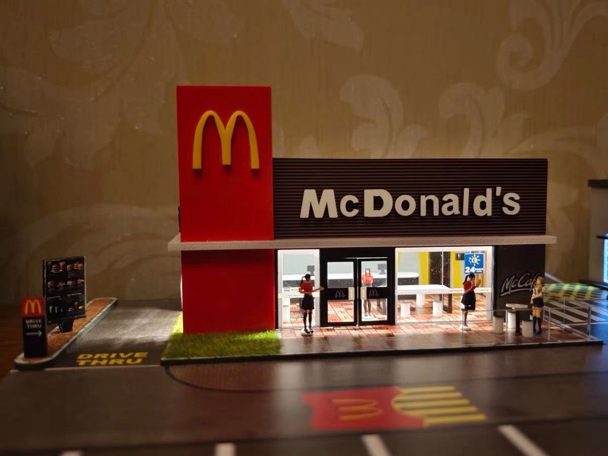 New G-Fans 1:64 Scale McDonald Diorama Ver.2 2023 – Hobby Garage