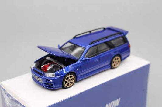 PopRace 1:64 Scale Stagea Nissan R34 Wagon 260RS