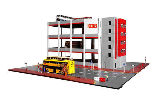 Tiny City 1:64 Scale Bd5 Hong Kong KMB Bus Depot Street Diorama