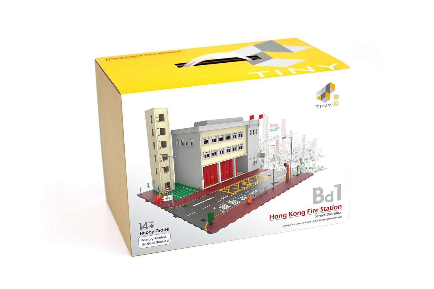 Tiny City 1:64 Scale Bd1 Hong Kong Fire Station Diorama