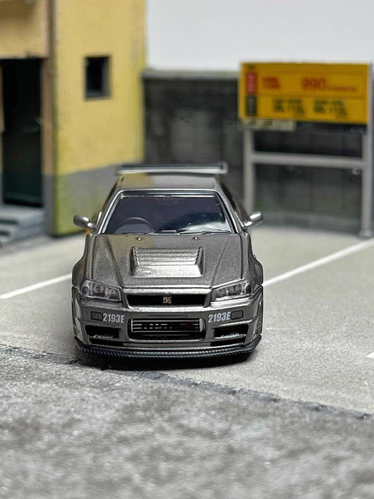 Inno64 1:64 Scale Nissan Skyline GT-R (R34) Omori Factory "Clubman Race Spec"